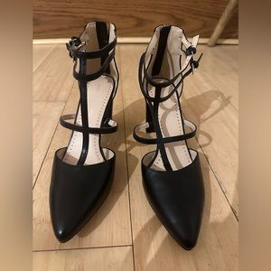 Nocerna T-Strap Pointed Toe Pump